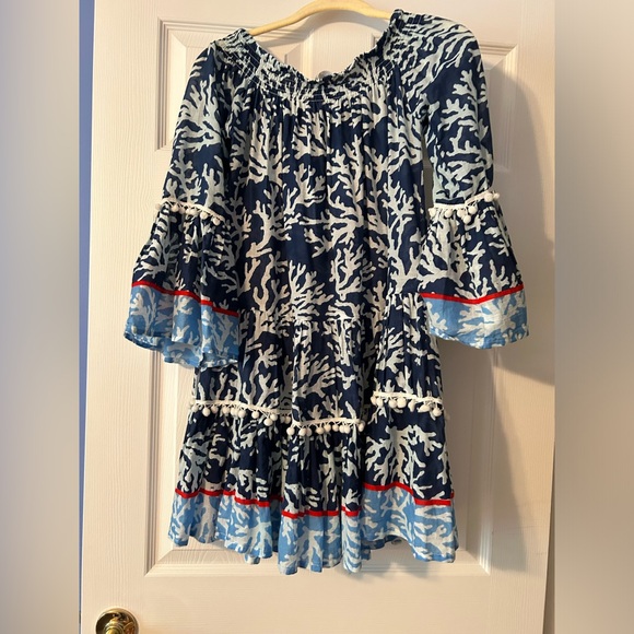 Cute Coral tropical Tunic. - Picture 2 of 8